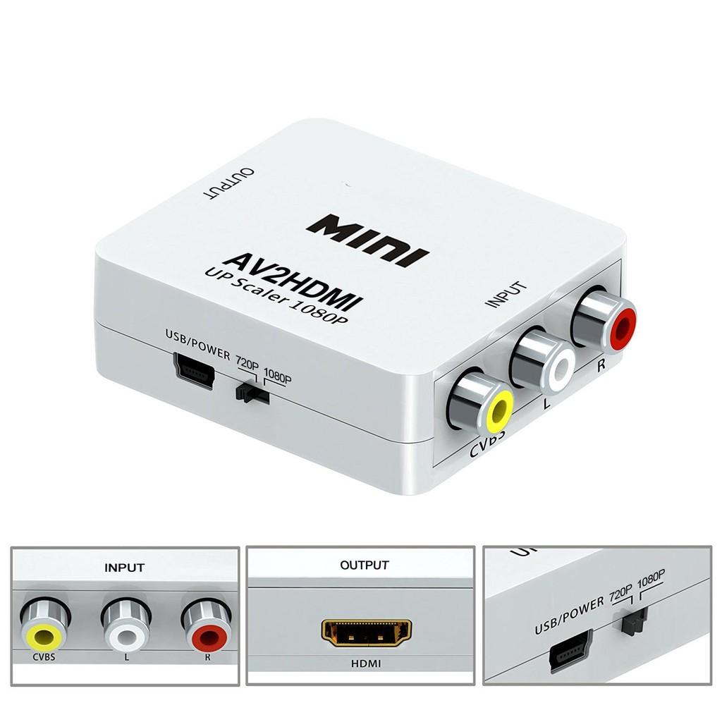 Hộp chuyển tín hiệu HDMI ra AV, AV to HDMI - Hồ Phạm