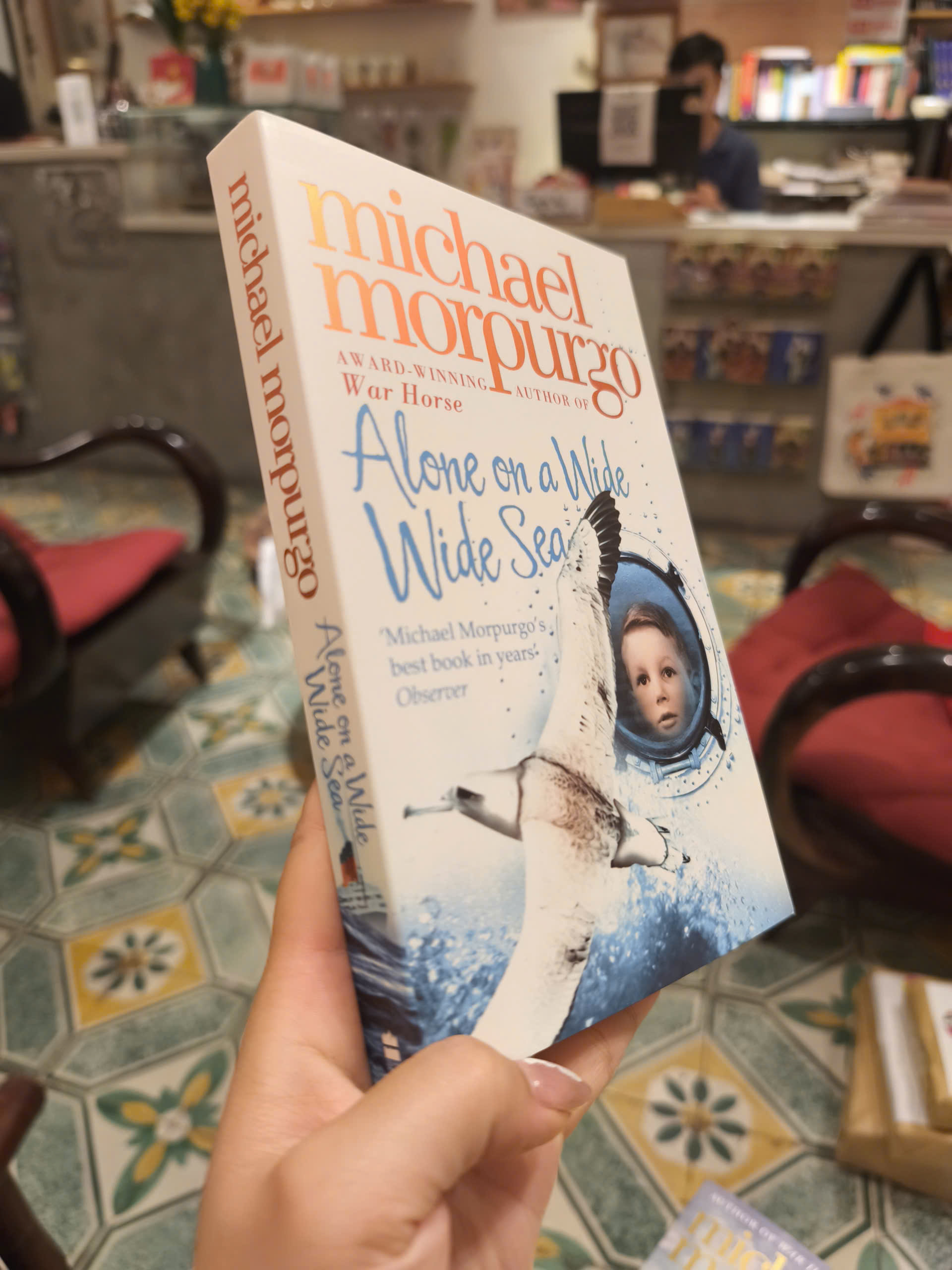 Alone on a Wide Wide Sea by Michael Morpurgo - Children Story book in English - Sách Ngoại Văn