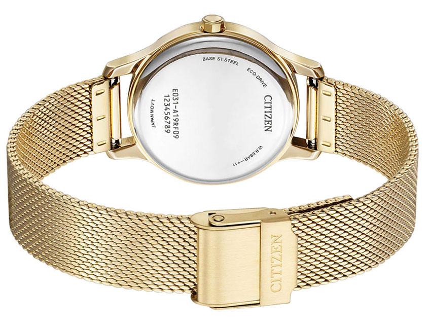 Đồng Hồ Nữ Citizen Dây Thép Không Gỉ EM0892-80D - Mặt Xà Cừ