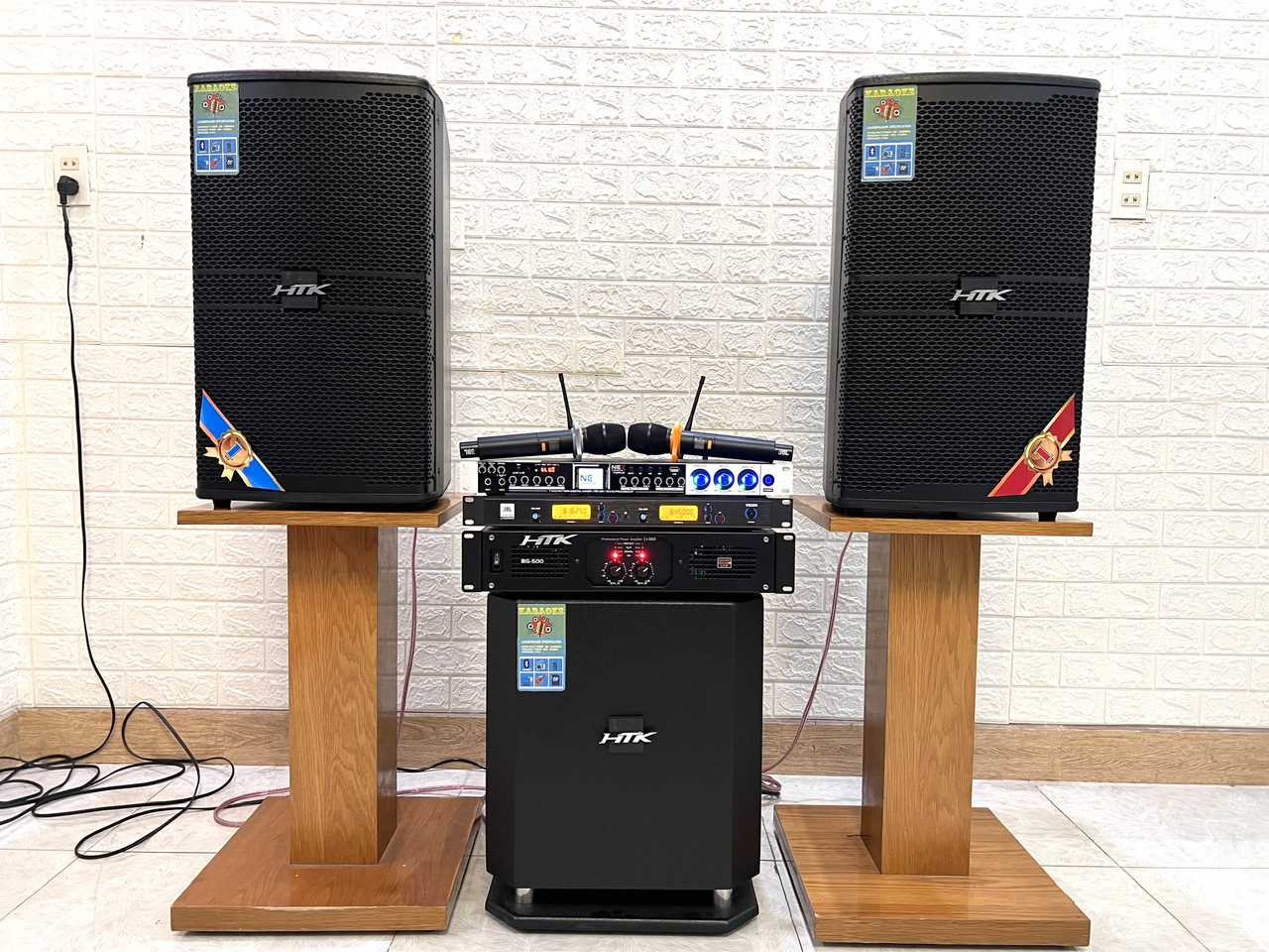 Dàn âm thanh karaoke và nghe nhạc HTK Hải Triều PA - 4500 Cao cấp