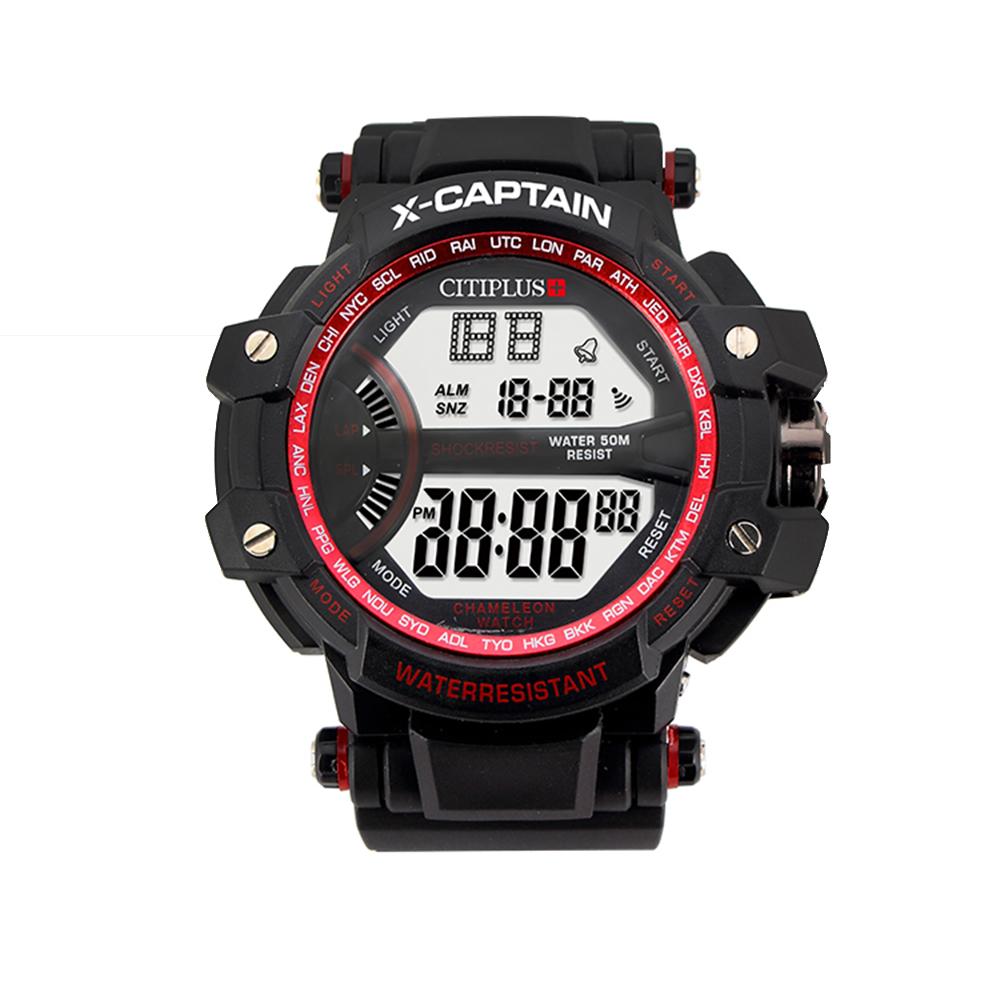 Đồng hồ đeo tay CITIPLUS T-9 Analog Digital  Thể thao  Đèn nền chống thấm nước