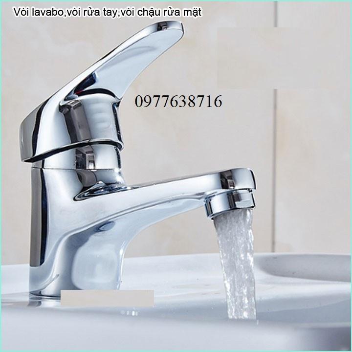 Vòi chậu rửa mặt lavabo inox nước lạnh, vòi chậu inox gật gù bồn rửa mặt