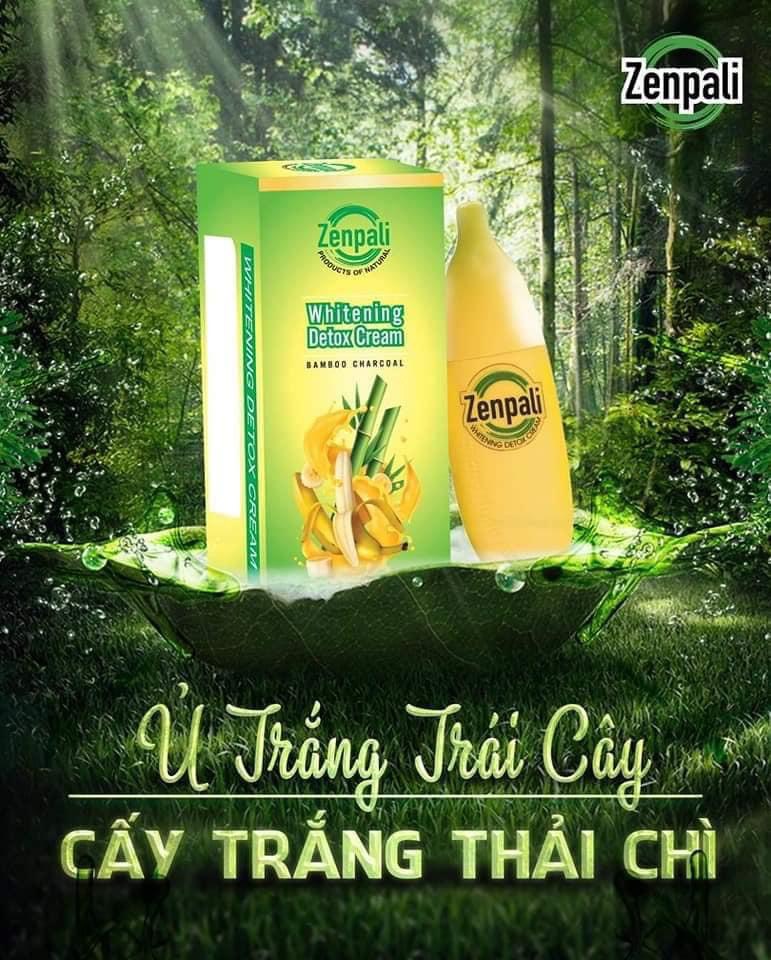 CHUỐI THẢI CHÌ, Ủ TRẮNG WHITENING DETOX CREAM - CHÍNH HÃNG (tặng băng đô tai thỏ)