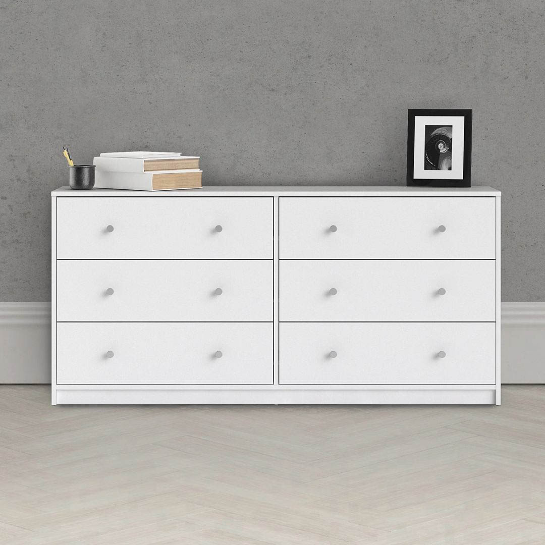 Tủ phòng ngủ gỗ hiện đại SMLIFE Saket  | Gỗ MDF dày 17mm chống ẩm | D145xR45xC70cm