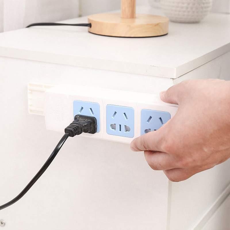 Thanh trượt gắn ổ điện chống rối dây cáp gắn tường hoặc bàn làm việc