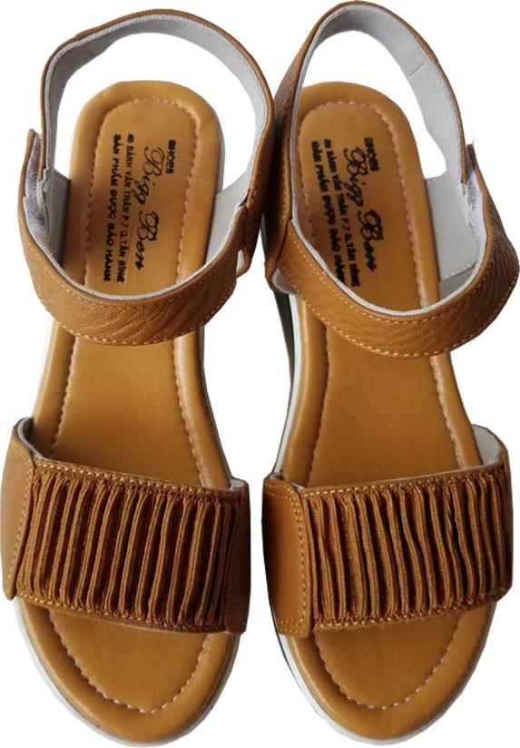 Sandal Xuồng Nữ BIGGBEN Da Bò Thật SDX03