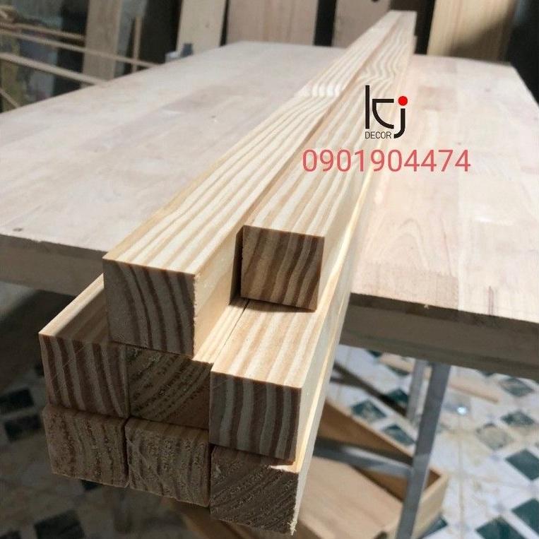 - THANH GỖ THÔNG DÀI 100x2x2 CM LÁNG MỊN 4 MẶT