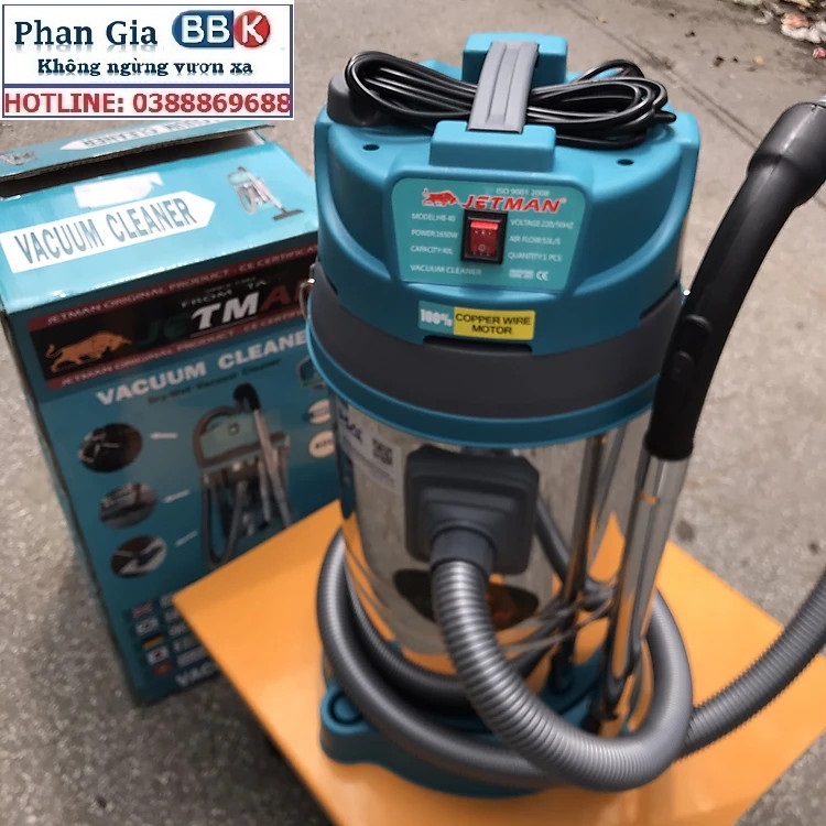 Máy Hút Bụi Công Nghiệp Jetman 25L+30L+40L Hàng chính hãng 100%