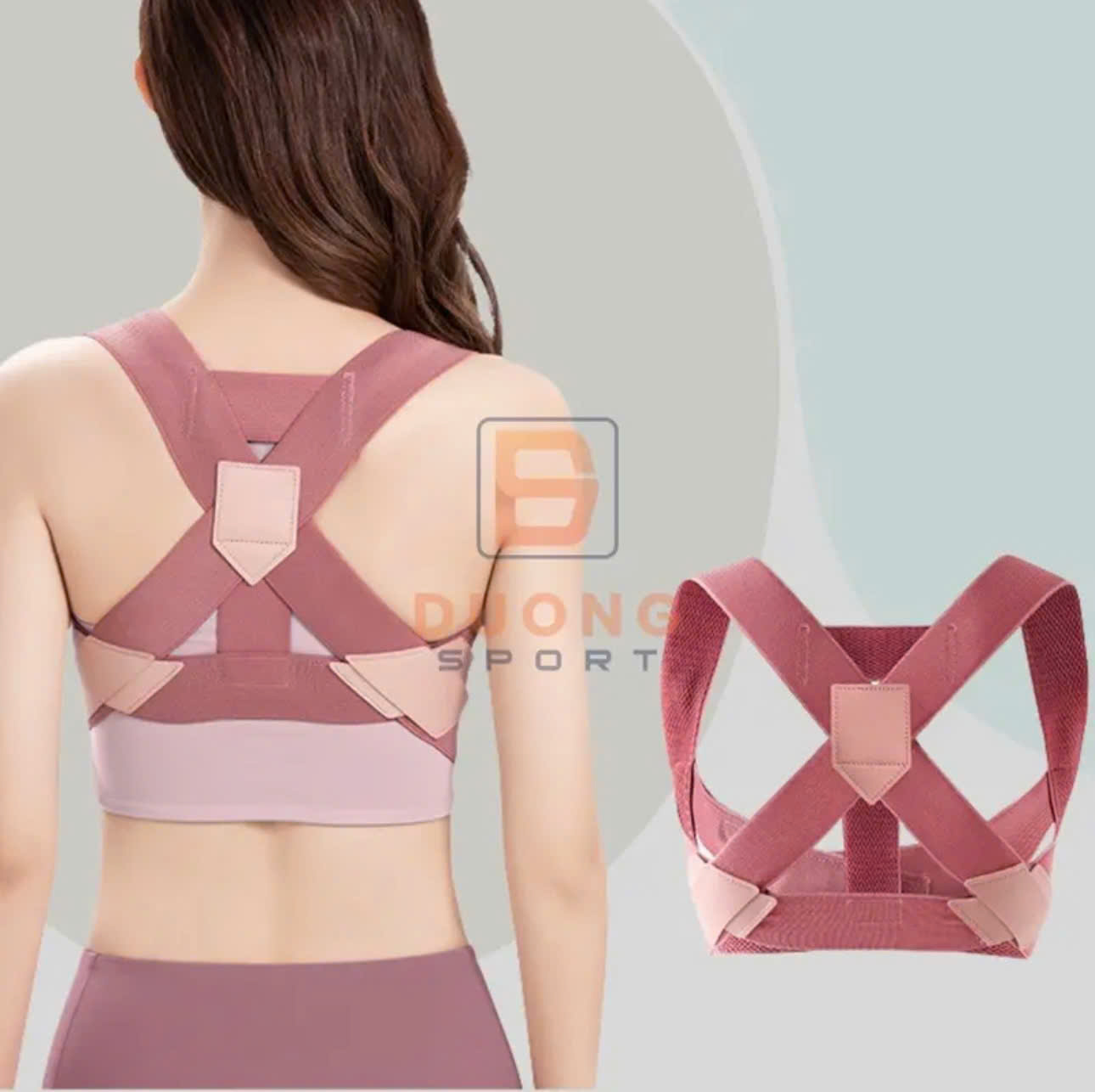 Đai chống gù lưng, bảo vệ vòng 1, cải thiện vóc dáng cho nam nữ, ngăn ngừa thoái vị, thoái hóa cột sống DCG2