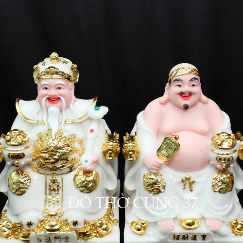 THẦN TÀI THỔ ĐỊA PHÚ QUÝ - MÀU TRẮNG