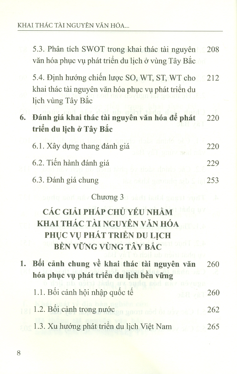 Khai Thác Tài Nguyên Văn Hóa Để Phát Triển Du Lịch Bền Vững Vùng Tây Bắc (Sách chuyên khảo)