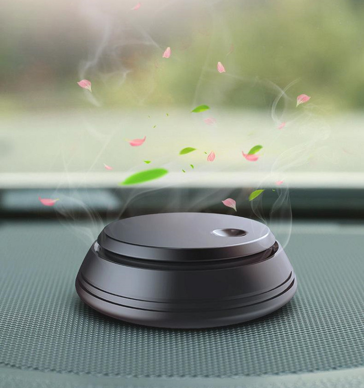 Hộp tỏa hương làm mát không khí, khử mùi trên xe ô tô -Giao màu ngẫu nhiên (Tặng kèm gương cầu lồi gương gắn chiếu hậu xe ô tô)