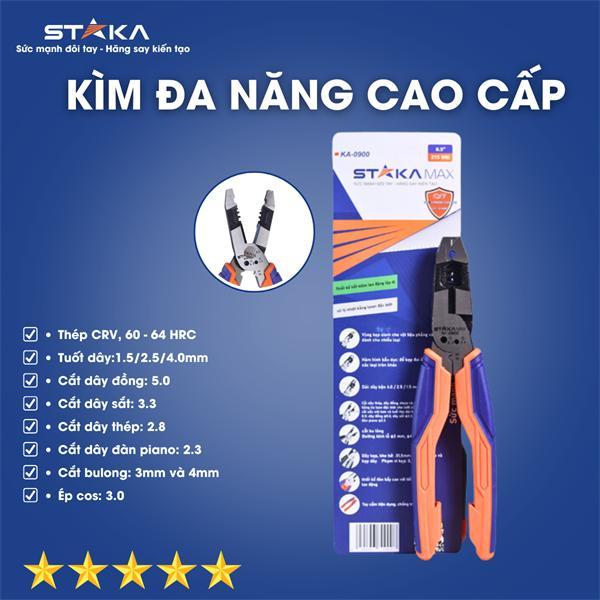 Kìm đa năng cao cấp 8.5 STAKA (12C/H, 72C/T)-NEW KA-0900