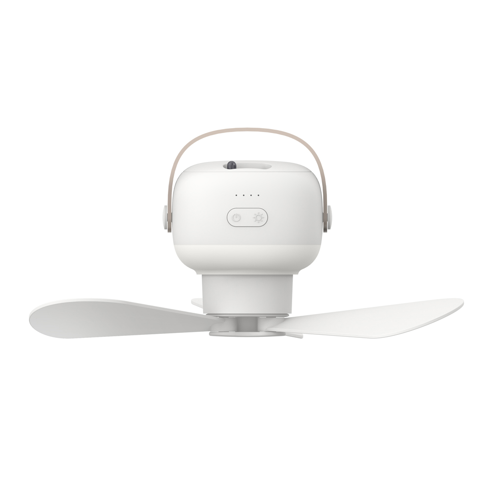 Quạt trần đa năng USB Tiross TS2286, công suất 5W, có điều khiển và đèn LED  - Hàng chính hãng