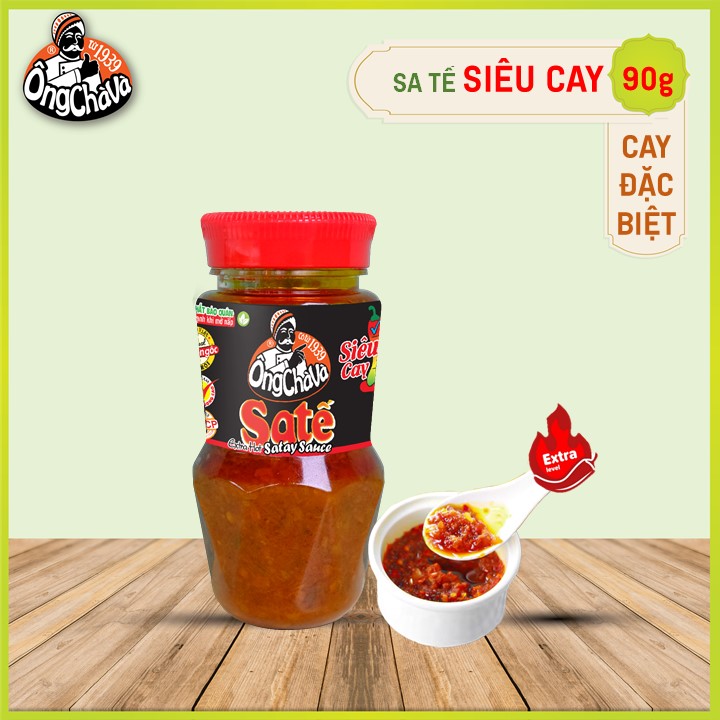 Sa Tế Siêu Cay Ông Chà Và 90g ( Extra Hot Satay Sauce)