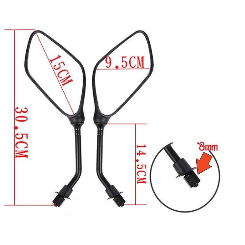 Gương Chiếu Hậu 8mm Dành Cho Xe Máy