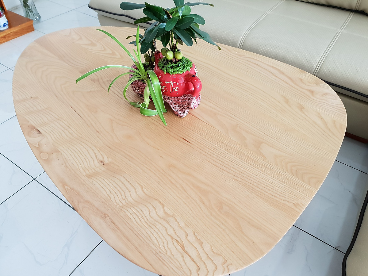 Sofa da góc L Tundo 2m5 x 1m6 màu kem viền