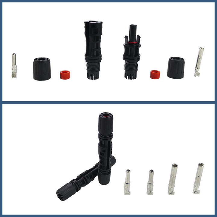 Combo 10c Jack kết nối MC4 1500V cút nối chuyên dụng cho cáp pin năng lượng