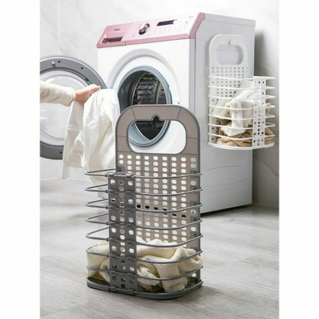 Combo 2 Giỏ Nhựa Đựng Đồ Đa Năng Gấp Gọn Thông Minh Với Chất Liệu Cứng Cáp - Bền Chắc