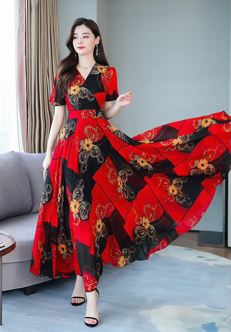ĐÂM MAXI HOA CAO CẤP
