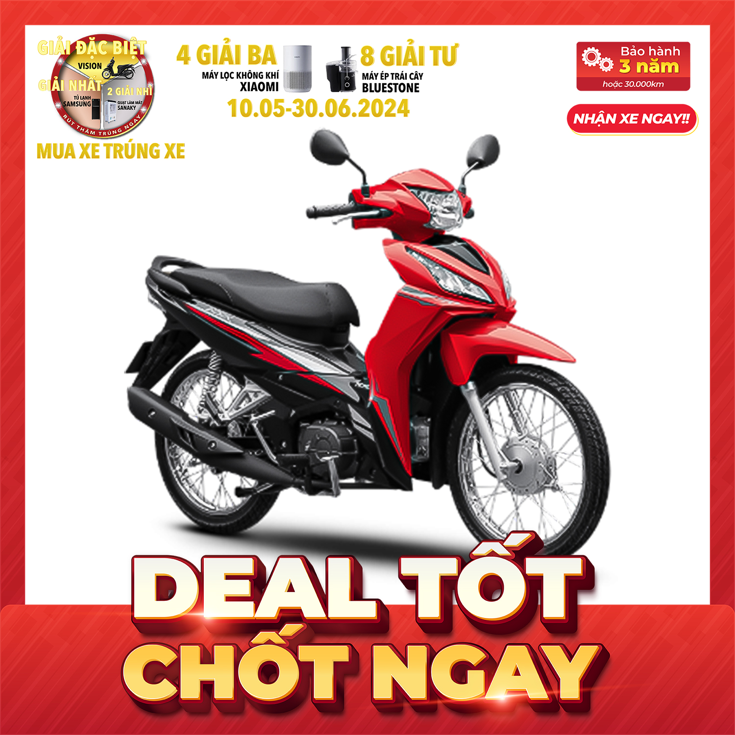 Xe máy Honda Wave RSX 2024 - Phiên Bản Tiêu Chuẩn