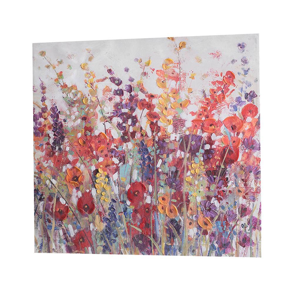Self-adhesive Abstract Plant Flower Decorative Wall Sticker for Home Decor