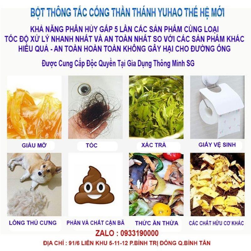 Bột Thông Tắc Cống Nắp Xanh Cực Mạnh - Thông Tắc Cống, Đường Ống, Bồn Cầu