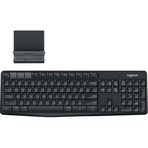 Bàn phím không dây kèm giá đỡ Logitech K375s - Hàng chính hãng