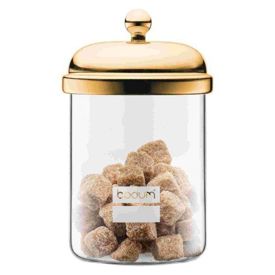 Hũ thủy tinh Bodum Classic Storage Jar nắp mạ kim loại