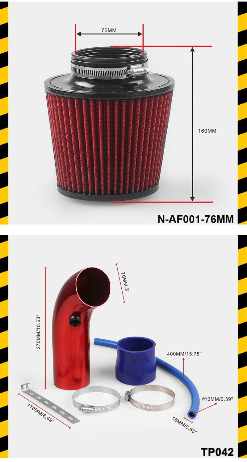 TURBO Bộ Ống Dẫn Khí 3 "76Mm Cho Xe Hơi