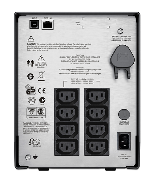 Bộ lưu điện UPS APC SMC1000IC 1000VA-Hàng chính hãng