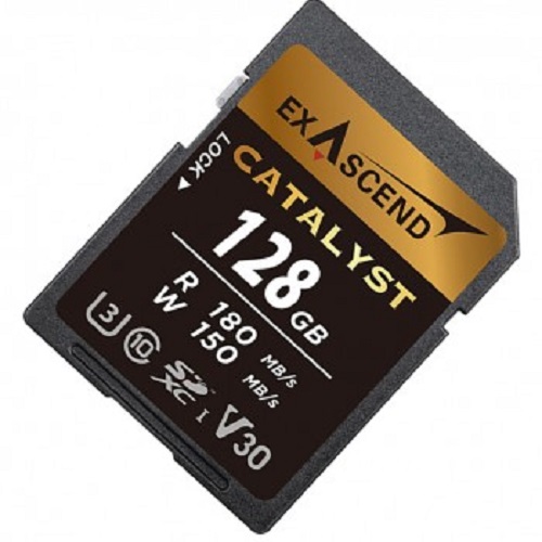 Thẻ nhớ SDXC Exascend Catalyst V30 180MB/s - 128GB (Hàng Chính Hãng)