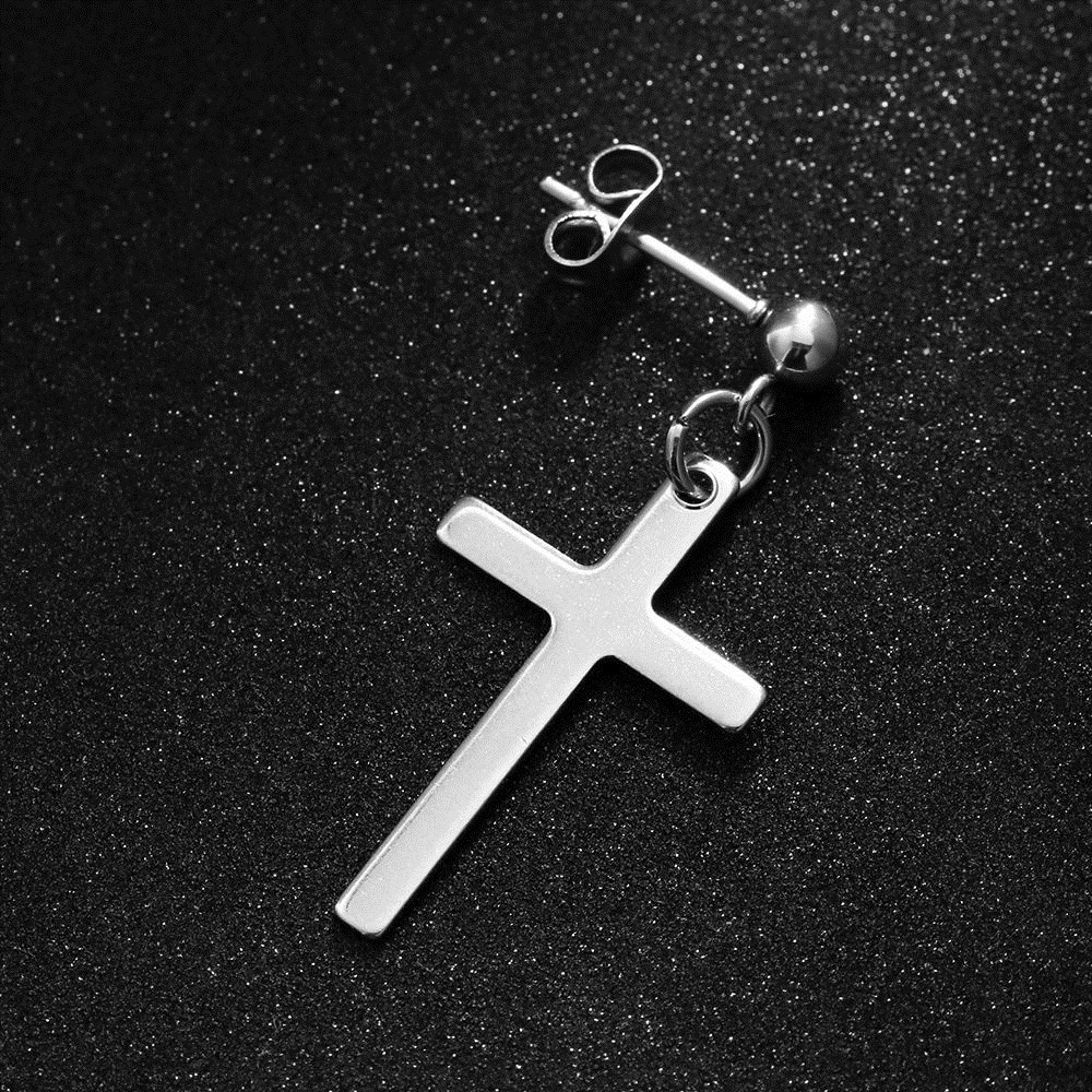 Bông tai thập tự phong cách Châu Âu bí ẩn quyến rũ