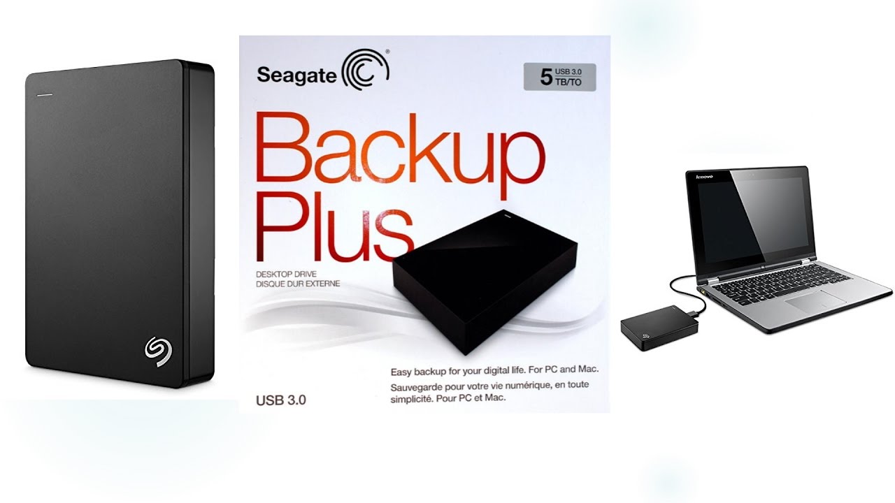 Ổ Cứng Di Động Seagate Backup Plus Slim Portable Drive 5TB BLACK - STDR5000300 - Hàng chính hãng