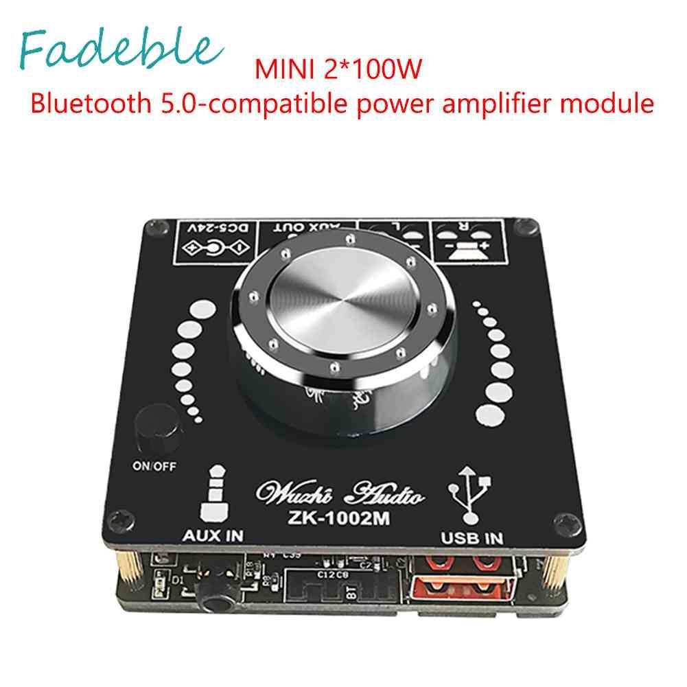Bảng Mạch Khuếch Đại Âm Thanh Kỹ Thuật Số ZK-1002M 2x100W Kết Nối Bluetooth