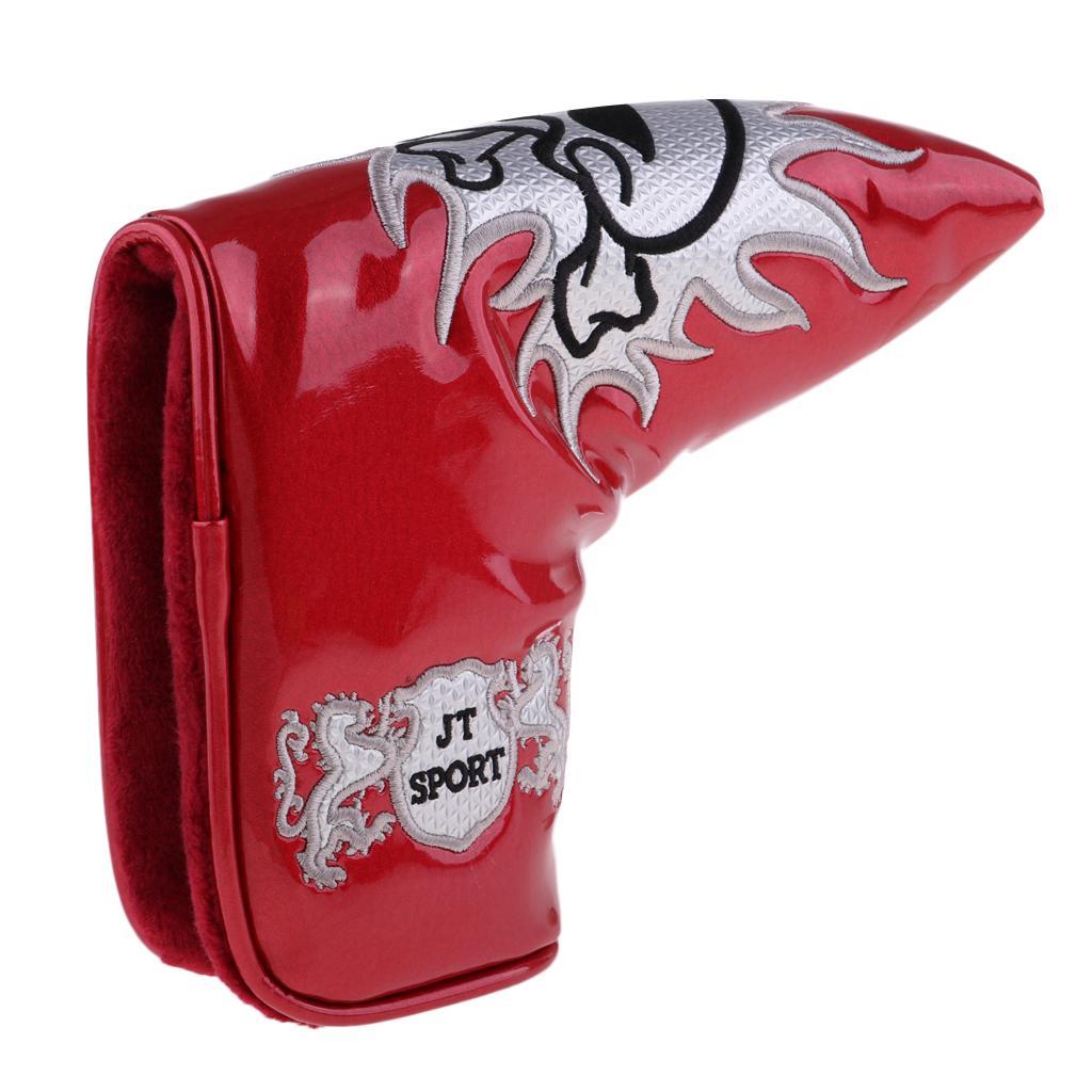 2pcs Waterproof Thickened Golf Putter Sleeve Club Head Cover Protector Bag