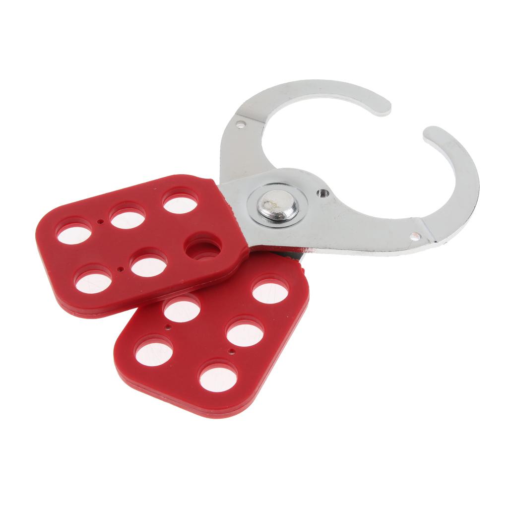 Bền Khóa Khóa Tagout Chốt Bấm, PA Thép Bọc Chốt Bấm, 1-1/2 Năm. Hàm Thông, An Toàn