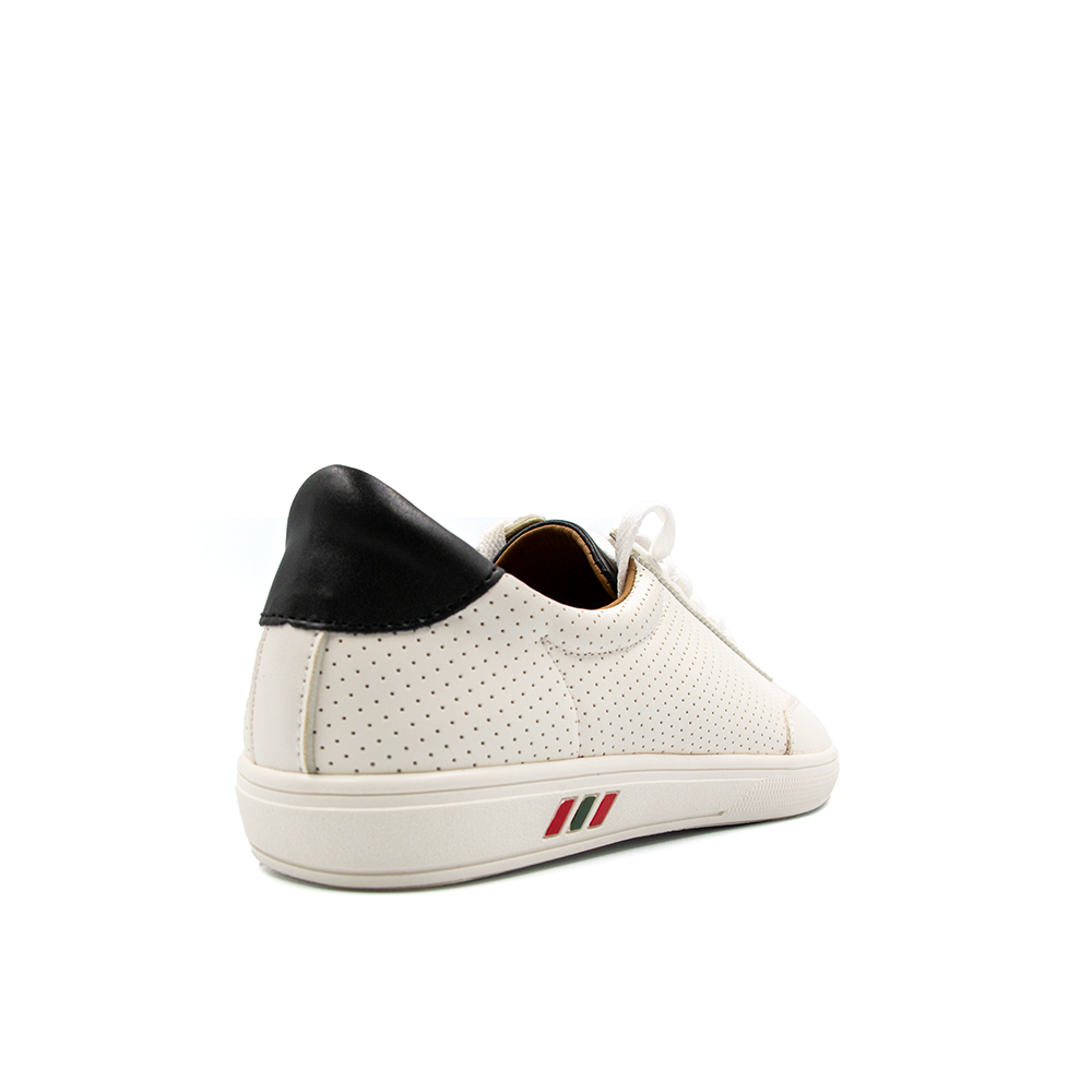 Giày Sneaker Tomoyo  Nam Cột Dây Màu Trắng Lót Da Cừu Siêu Êm TMN21507
