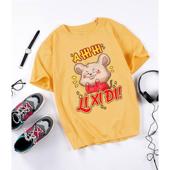 Áo Thun Ahihi Lì Xì Đi Siêu Cute | Áo Phông Tết