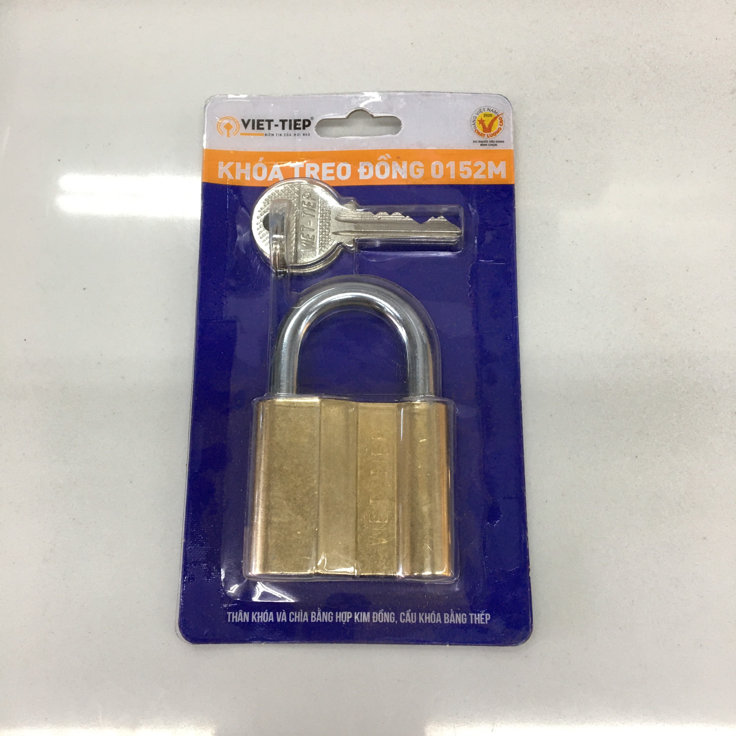 Ổ Khoá Việt Tiệp Loại Trung 73 x 48 Ống Phi 8mm