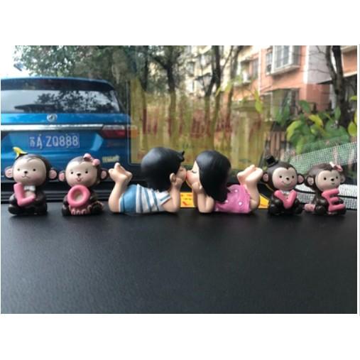 Set decor trang trí taplo ô tô, táp lô xe hơi - Hoàng Đông Shop