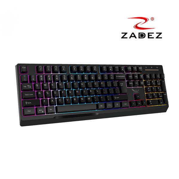 Bàn Phím Gaming ZADEZ G850K Dây USB Dài 1.7M, Đèn LED RGB - Hàng Chính Hãng