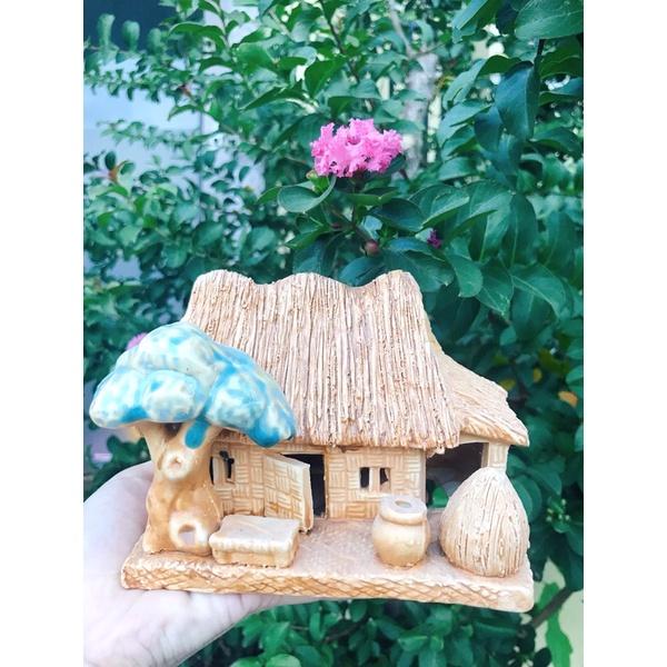 Mô hình nhà rơm trang trí tiểu cảnh, bonsai, bể cá, non bộ...