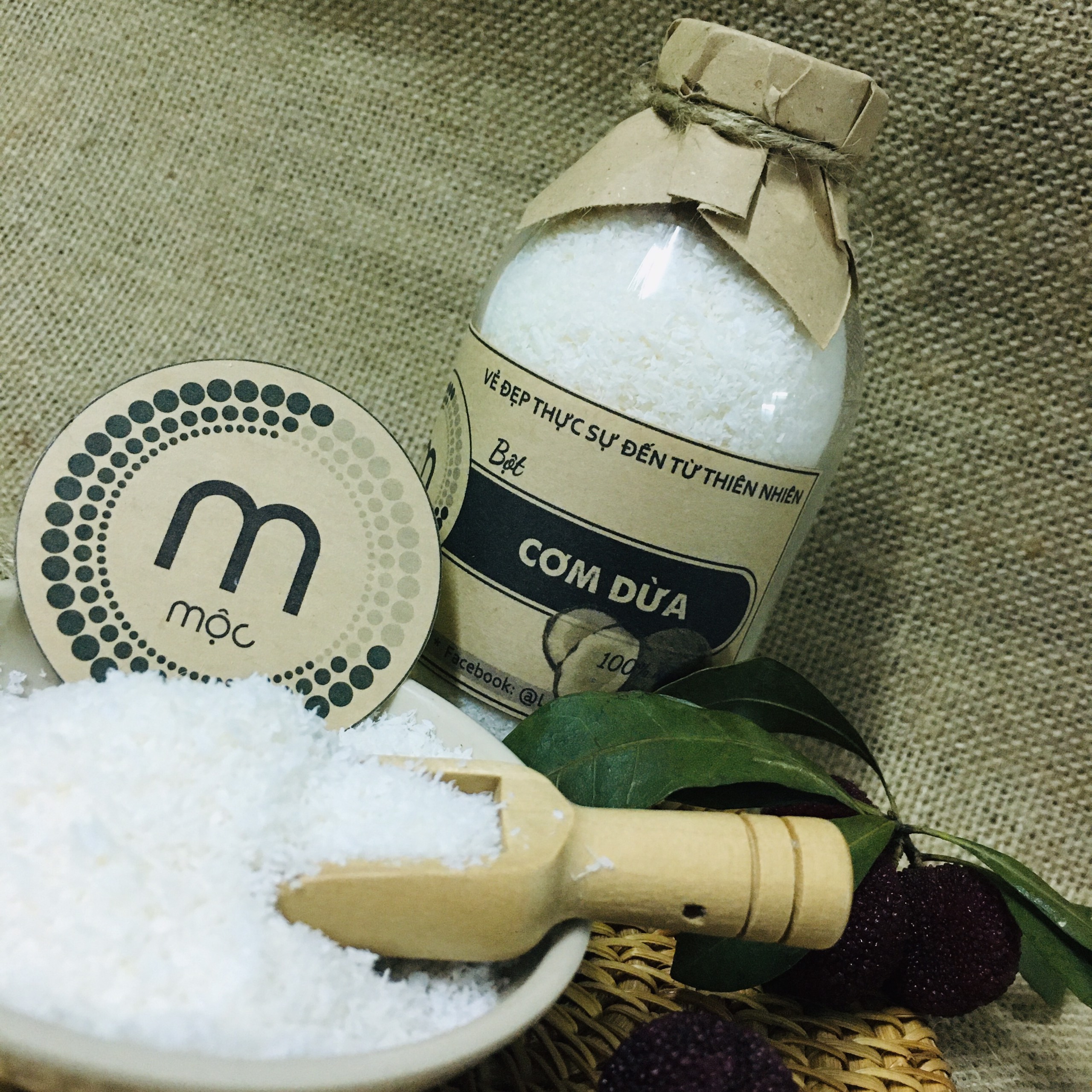 Bột đắp nặt Cơm dừa thiên nhiên nguyên chất 200ml