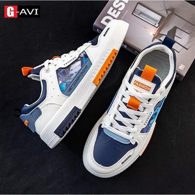 Giày sneaker nam mẫu mới kiểu dáng trẻ trung phong cách cá tính mẫu hot trend 2023 mã 007