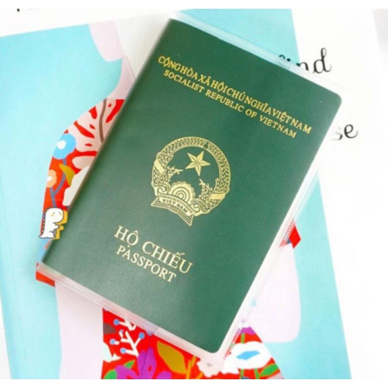 Bao Bọc Hộ Chiếu - Passport Dẻo Trong Suốt Có Khe Kẹp Vé Thẻ ATM Bền Bỉ Tiện Dụng chống ẩm ướt