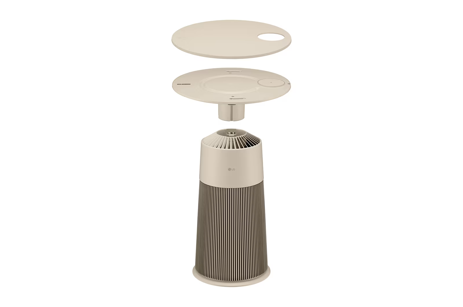 [Chỉ giao Miền Nam] Máy lọc khí LG PuriCare AeroFurniture Công nghệ UVnano Màu nâu - AS20GPBK0.ABAE - Hàng Chính Hãng