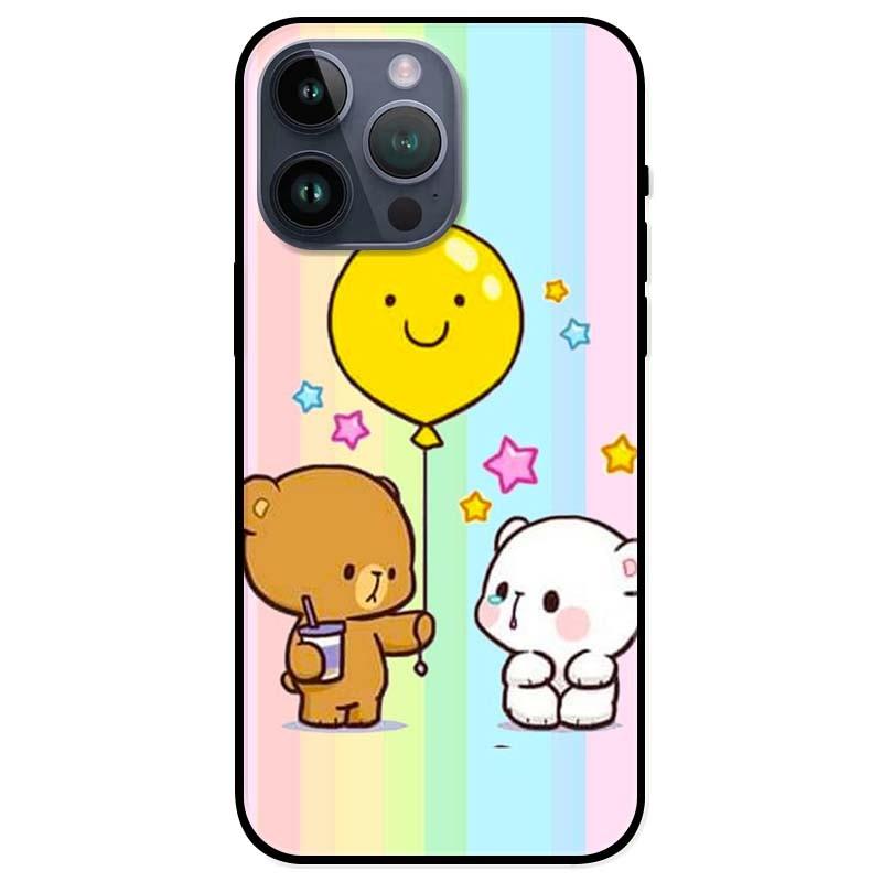 Ốp lưng dành cho Iphone 14 - Iphone 14 Plus - Iphone 14 Pro - Iphone 14 Pro Max - Gấu Bong Bóng