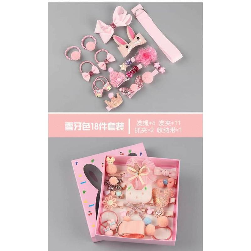 HỘP KẸP TÓC 18 MÓN