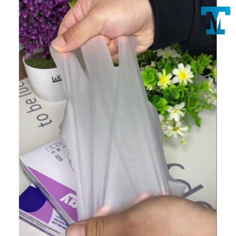 Găng tay nấu ăn - găng tay làm bếp siêu dai Victoria Bay chất liệu TPE không mùi chống nhăn hộp 100 cái size M